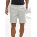 Shorts JOHN DEVIN "Bermuda", Herren, Gr. S (44/46), N-Gr, grau (hellgrau), Web, Obermaterial: 97% Baumwolle, 3% Elasthan, unifarben, casual, regular fit kurz, Hosen, kurze Hose aus elastischer Baumwoll-Qualität