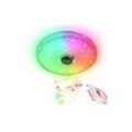 Deckenlampe 36W led Deckenleuchte Flach rgb Dimmbar mit Fernsteuerung oder i-link APP-Steuerung Lampe Decke Einstellbare Deckenleuchten Sternenhimmel