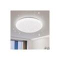 Deckenlampe led Deckenleuchte Schlafzimmer - Küchenlampe Decke Kinderzimmerlampe Sternhimmel Ø25cm Neutralweiß 12W 4000K Deckenbeleuchtung Flur Rund