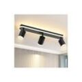 Gbly - Deckenstrahler schwarz 3-flammig - LED-Deckenlampe 16W Metall drehbar 330° Modern Deckenstrahler für Schlafzimmer Flur Esszimmer Küche ohne