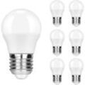 GBLY 6er Pack E27 LED Warmweiss Glühbirne: G45 Lampe 5W Leuchtmittel Birne Golf Ball entspricht 50W Halogenlampe Glühlampe in Tropfenform Warmweiß