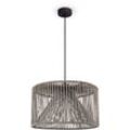 Paco Home - led Pendellampe Wohnzimmer Hängeleuchte Esszimmer Vintage Korboptik Boho Natur Pendelleuchte, Schwarz 15