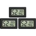 Mini-Digital-LCD-Thermometer, Hygrometer, Temperatur, Luftfeuchtigkeit -50–70 , 10–99 % relative Luftfeuchtigkeit, tragbares Thermo-Hygrometer,