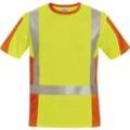 Warn-T-Shirt Utrecht gelb/orange Gr. XL