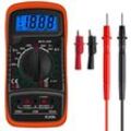 Dolaso - Auto-Range-Digitalmultimeter, AC/DC-Ampere-Ohm-Spannungsprüfer, Multifunktionstester mit Widerstands-, Durchgangs-, Kapazitäts-, Frequenz