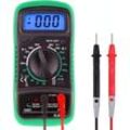 Dolaso - Digitales Multimeter, Auto-Range-Multimeter, tragbarer Spannungsdetektor-Tester mit Hintergrundbeleuchtung, multifunktionaler elektrischer