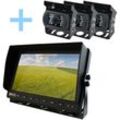 Rückfahrkamera-Kit Yatek mit 10,1' AHD-Monitor + 3 1080P-Parkkameras Yatek