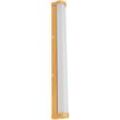 LEDVANCE ORBIS Tube LED-Spiegel-/Wandleuchte, gefrostetes Glas/Holzdekor, 12W, 1200lm, dimmbar, 3000/4000K über Wandschalter einstellbar, 60cm