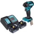 Makita - ddf 083 sm Akku Bohrschrauber 18 v 40 Nm 1/4'' Brushless + 2x Akku 4,0 Ah + Ladegerät