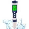 Schwimmbad-Salztester und PH-Messgerät, digitales Salzgehalt-Messgerät und PH-Tester für Schwimmbad-Salzwasser und Trinkwasser,