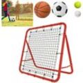 Yardin - Fußball Rebounder klappbar Kickback Tor Verstellbar in 5 Stufen Rückprallwand Netz Fußball Trainingszubehör für Trainingsübungen - Schuss