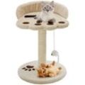 Bonnevie - Katzen-Kratzbaum,Katzenbaum,Kratzbrett Stabil,Katzenhaus Sisal 40 cm Beige und Braun VMEC485514