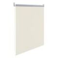 Verdunklungsrollo ohne Bohren, Thermorollo Klemmfix Fensterrollo Seitenzugrollo Sichtschutz und Sonnenchutz, Klemmrollo für Fenster & Tür,,Beige 80x