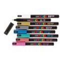 POSCA Metallic-Marker, extra fein, PC1MR, 8 Stifte