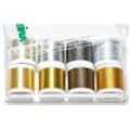 MADEIRA Stickgarn Metallic "Gold und Silber", Inhalt: 8 Spulen