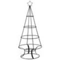 Metall-Weihnachtsbaum, schwarz, 82,5 cm