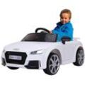 Elektro-Kinderauto JAMARA "Ride-on Audi TT RS", weiß, Elektro-Kinderfahrzeuge, KinderB:62cm H:43,5cm T:103cm, Kunststoff, B:62cm H:43,5cm T:103cm