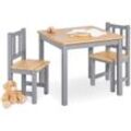 Kindersitzgruppe PINOLINO "Fenna, grau/natur", beige (natur, grau), Sitzmöbel-Sets, Kinder