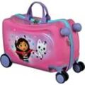 Kinderkoffer UNDERCOVER "Ride-on Trolley, Gabby's Dollhouse", Kinder, Gr. B/H/T: 47,5cm x 32cm x 23cm 20 l, lila (gabby's dollhouse), Polycarbonat, bedruckt, Koffer, zum sitzen und ziehen