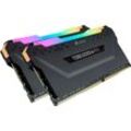 CORSAIR PC-Arbeitsspeicher "VENGEANCE RGB PRO 32 GB (2 x 16 GB) DDR4 DRAM 3.600 MHz C18", schwarz, 32 GB Kit (2x 16 GB), 3600 MHz, Arbeitsspeicher