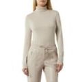 Strickpullover COMMA Gr. 40, beige Damen Pullover mit Rollkragen