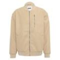 Bomberjacke URBAN CLASSICS "Urban Classics Herren Bomber Blouson" Gr. L, beige (wetsand) Herren Jacken