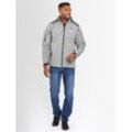 Softshelljacke ARCTIC SEVEN "ASAdventuraa" Gr. M, grau (hellgrau) Herren Jacken sportliche Outdoorjacke mit abnehmbarer Kapuze