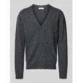 Slim Fit Strickjacke mit Knopfleiste Modell 'Karl'