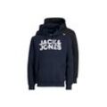 Jack & Jones Sweatshirt 2er Pack Herren Baumwolle, schwarz