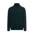 Finshley & Harding London Strickpullover mit Wollanteil Herren Wolle, petrol