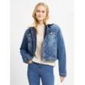 Tommy Jeans 3-in-1 Jeansjacke Damen Baumwolle, medium stone