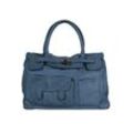 Samantha Look Shopper Damen Leder, blau