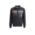 Camp David Sweatjacke - Gr. XXL anthrazit melange