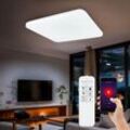 Led Deckenlampe Wohnzimmerleuchte Smart Home Deckenleuchte Sterneneffekt Lampe Alexa App Fernbedienung dimmbar cct Alexa, 30W 1800LM 3000-6000K, l