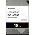 WESTERN DIGITAL interne HDD-Festplatte "Ultrastar DC HC550 18TB" Festplatten Gr. 18 TB, schwarz (silber, schwarz)