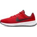 Laufschuh NIKE "REVOLUTION 6 (GS)", Gr. 38, rot (university, rot, schwarz), Textil, Synthetik, sportlich, Schuhe