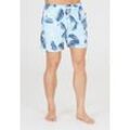 Badeshorts CRUZ "Farell" Gr. L, US-Größen, blau (hellblau, blau) Herren Badehosen mit stylischem Print