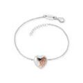 Armband ENGELSRUFER "With Love, ERB-WITHLOVE-04-BIR", rosa (silberfarben, roségoldfarben), Armbänder, Damen, Silber 925 (Sterlingsilber), Armband Armkette