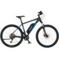 E-Bike FISCHER FAHRRAD "MONTIS 2.1 557" E-Bikes Gr. 48cm, 27,5 Zoll (69,85cm), schwarz (graphitschwarz) Pedelec, Elektrofahrrad für Damen u. Herren, MTB