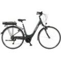 E-Bike FISCHER FAHRRAD "CITA 1.5 418 44" Gr. 44, grau (granitgrau), E-Bikes, 44cm, 28 Zoll (71,12cm), Pedelec, Elektrofahrrad für Damen u. Herren