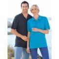 Poloshirt FRUIT OF THE LOOM "Poloshirt" Gr. M, blau (dunkelblau) Herren Shirts