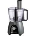 RUSSELL HOBBS Zerkleinerer "Matte Charcoal Food Processor 27111-56, 2,3 Liter Glasbehälter", grau (anthrazit), B:42,5cm H:17,5cm T:25,3cm, Zerkleinerer, spülmaschinengeeignetes Zubehör