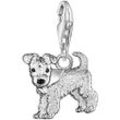 Charm-Einhänger THOMAS SABO "Hund, 0841-007-12" Charms silberfarben Damen