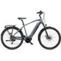 E-Bike RUHRWERK "MT800 Herren" Gr. 52, grau (basaltgrau), E-Bikes, 52cm, 28 Zoll (71,12cm), Pedelec, Elektrofahrrad für Herren