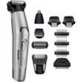 Multifunktionstrimmer BABYLISS "MT861E MEN" Haarschneider schwarz 11-in-1 Titanium Multigrooming Set für Gesicht & Körper