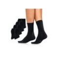 Basicsocken H.I.S Gr. 47-48, schwarz Herren Socken mit hohem Baumwollanteil Bestseller