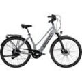 E-Bike ZÜNDAPP "X400" Gr. 48, silber, E-Bikes, 48cm, 28 Zoll (71,12cm), Pedelec, Elektrofahrrad für Damen u. Herren