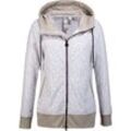 Kapuzensweatshirt LPO "LAC PARIS WOMEN" Gr. 36/38 (M), beige, Damen, 50% Baumwolle; 50% Polyester, Sweatshirts, in lässigem Oversized-Schnitt