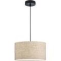 FISCHER & HONSEL Pendelleuchte "Teramo", beige (sandfarben), Ø 38cm, Lampen