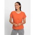 T-Shirt HEINE "Shirt" Gr. 40, orange Damen Shirts